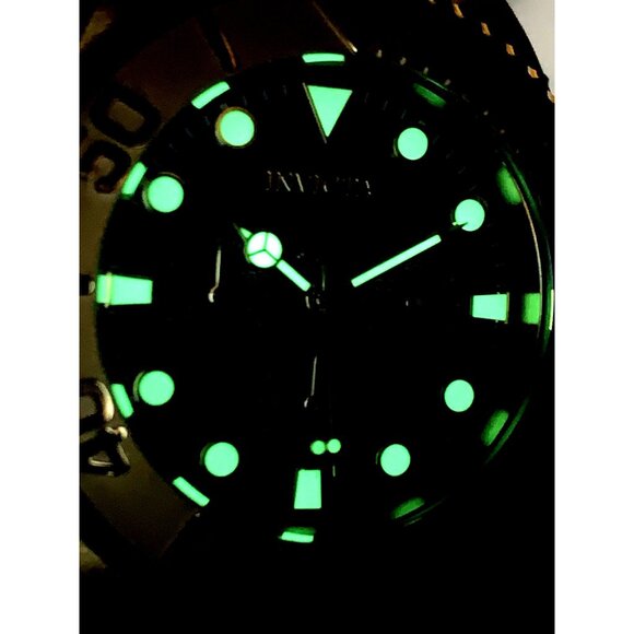 Invicta Men's Watch 36974 Pro Diver Quartz Chronograph Gold Steel Blue Dial 47mm - Picture 8 of 15